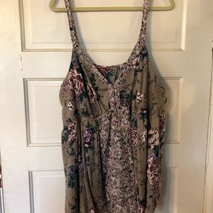Torrid 4 Multi-Patterned Floral Tank